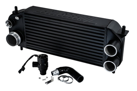 Turbosmart Horizontal Flow Intercooler - 19.5 x 9.5 x 4.5 in Tall Core - 2.75 in Inlets - 3 in Outlet - Recirculating Blow Off Valve - Black