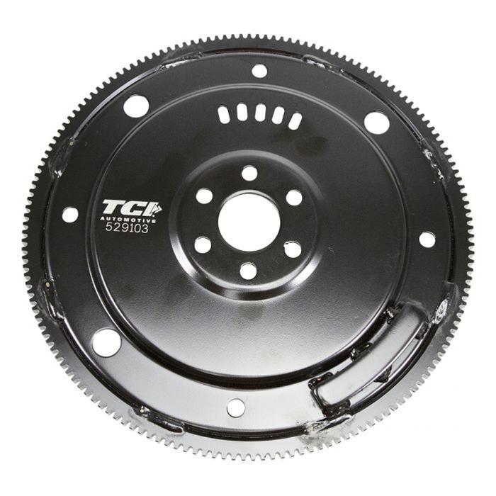 TCI Premium 157 Tooth Steel Flexplate - 28 oz External Balance - 10.5 in Bolt Circle - Small Block Ford
