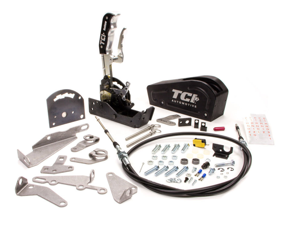 TCI Outlaw Shifter - Floor Mount - Reverse Pattern - Various 3-Speed Applications