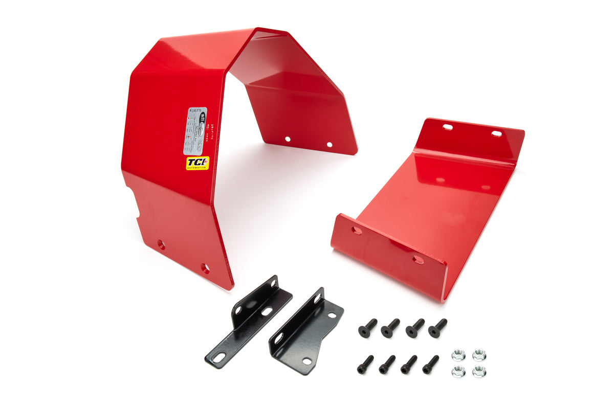 TCI Chrysler Torqueflite 727 Aluminum Transmission Shield - Red