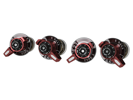 Teraflex Falcon Series 3.3 Fast Adjust Shock Cartridge Upgrade - Adjustable - Black / Red - Jeep Gladiator JT 2020-25 / Wrangler JK / JL 2007-25