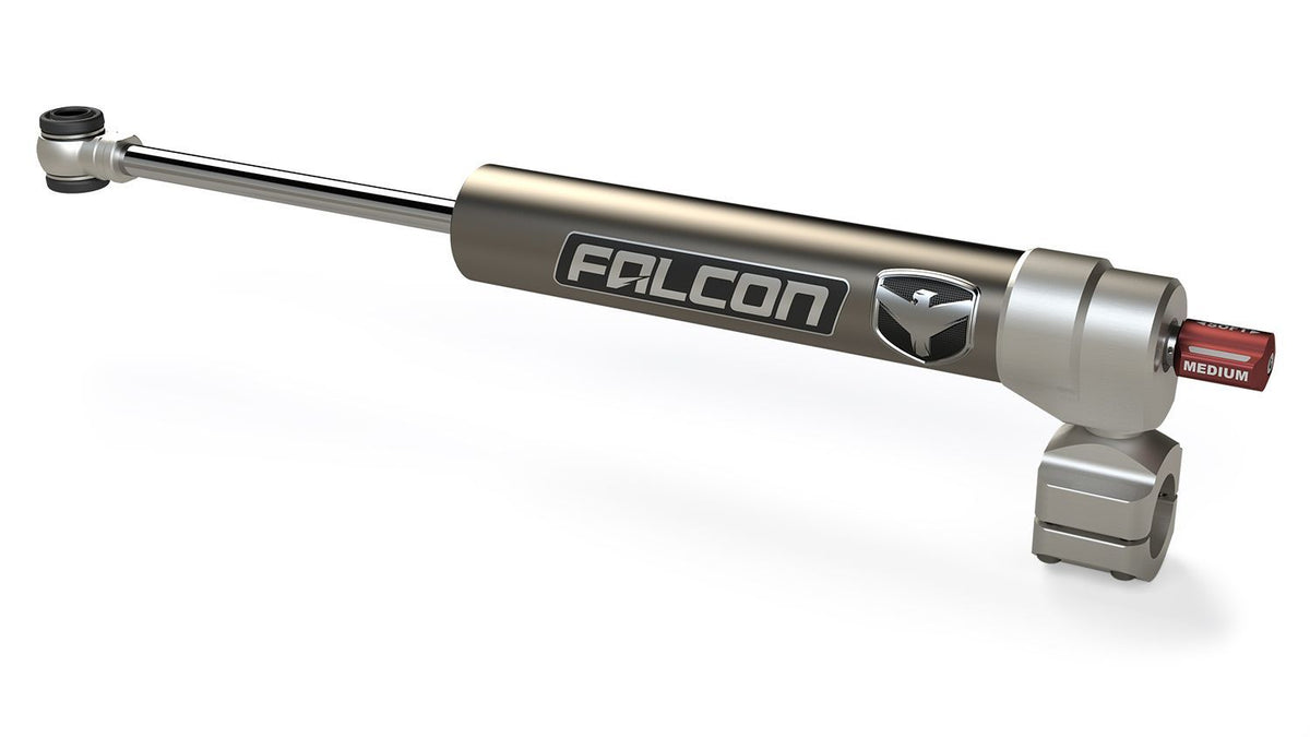 Teraflex Falcon Nexus EF 2.2 Steering Stabilizer - Adjustable - Clear - Jeep Wrangler JK 2007-18