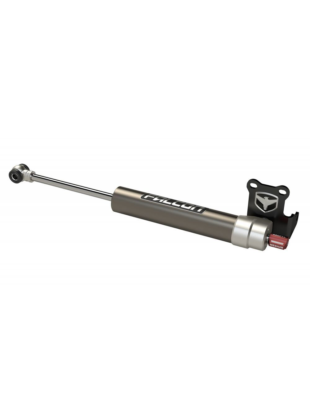 Teraflex Falcon Nexus EF 2.2 Steering Stabilizer - Adjustable - Clear - Jeep Gladiator JT 2020-25 / Wrangler JL 2007-25