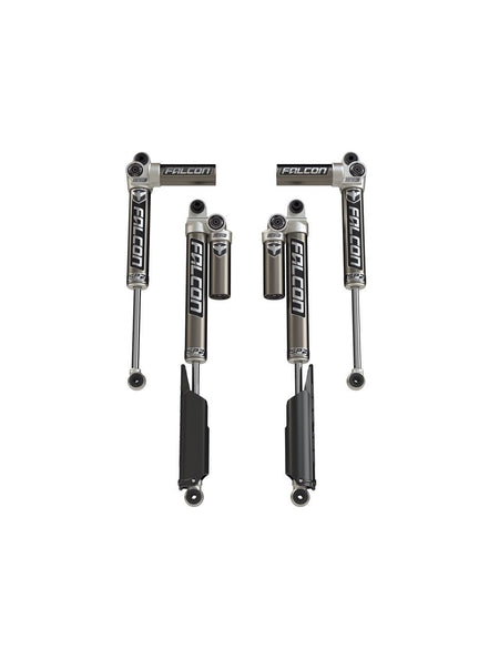 Teraflex Falcon SP2 3.1 Single Adjustable Monotube Aluminum PIggyback Shock Kit - 2.3 in OD - Jeep Wrangler JL 2007-25 11-02-31-400-200