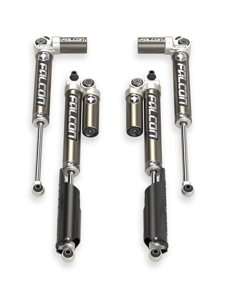 Teraflex Falcon SP2 3.1 Single Adjustable Monotube Aluminum PIggyback Shock Kit - 2.3 in OD - Jeep Wrangler JL 2007-25 11-02-31-400-202