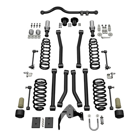 Teraflex 3 in Lift Suspension Lift Kit - Polyurethane - Black - Jeep Wrangler JK 2007-25