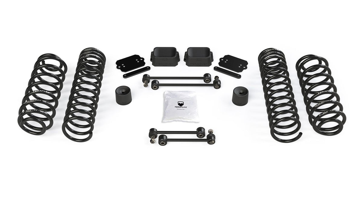 Teraflex 2.5 in Lift Suspension Lift Kit - Black - Jeep Wrangler JL 2007-25