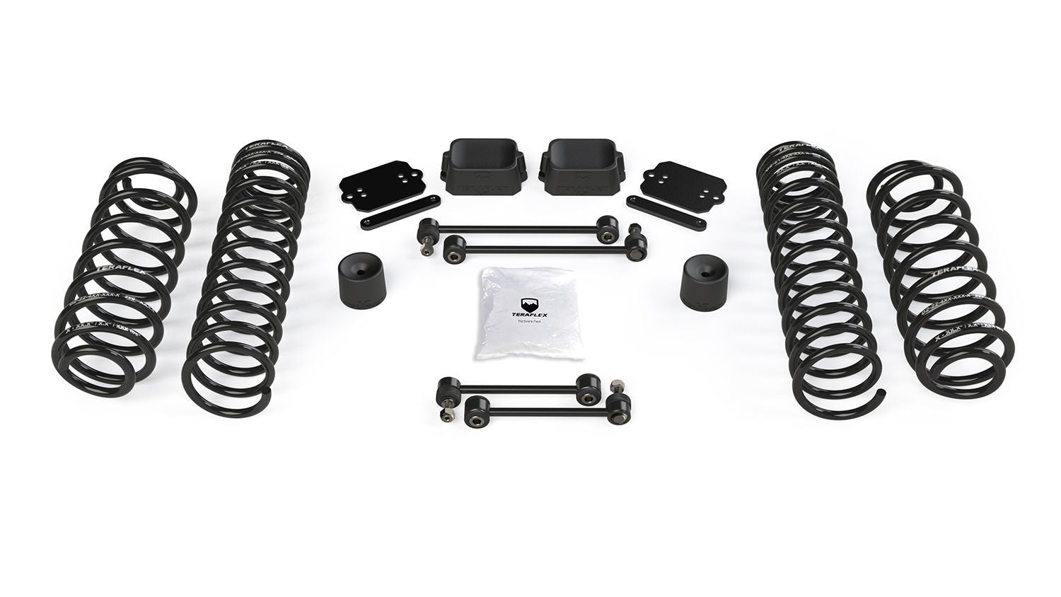 Teraflex 2.5 in Lift Suspension Lift Kit - Black - Jeep Wrangler JL 2007-25