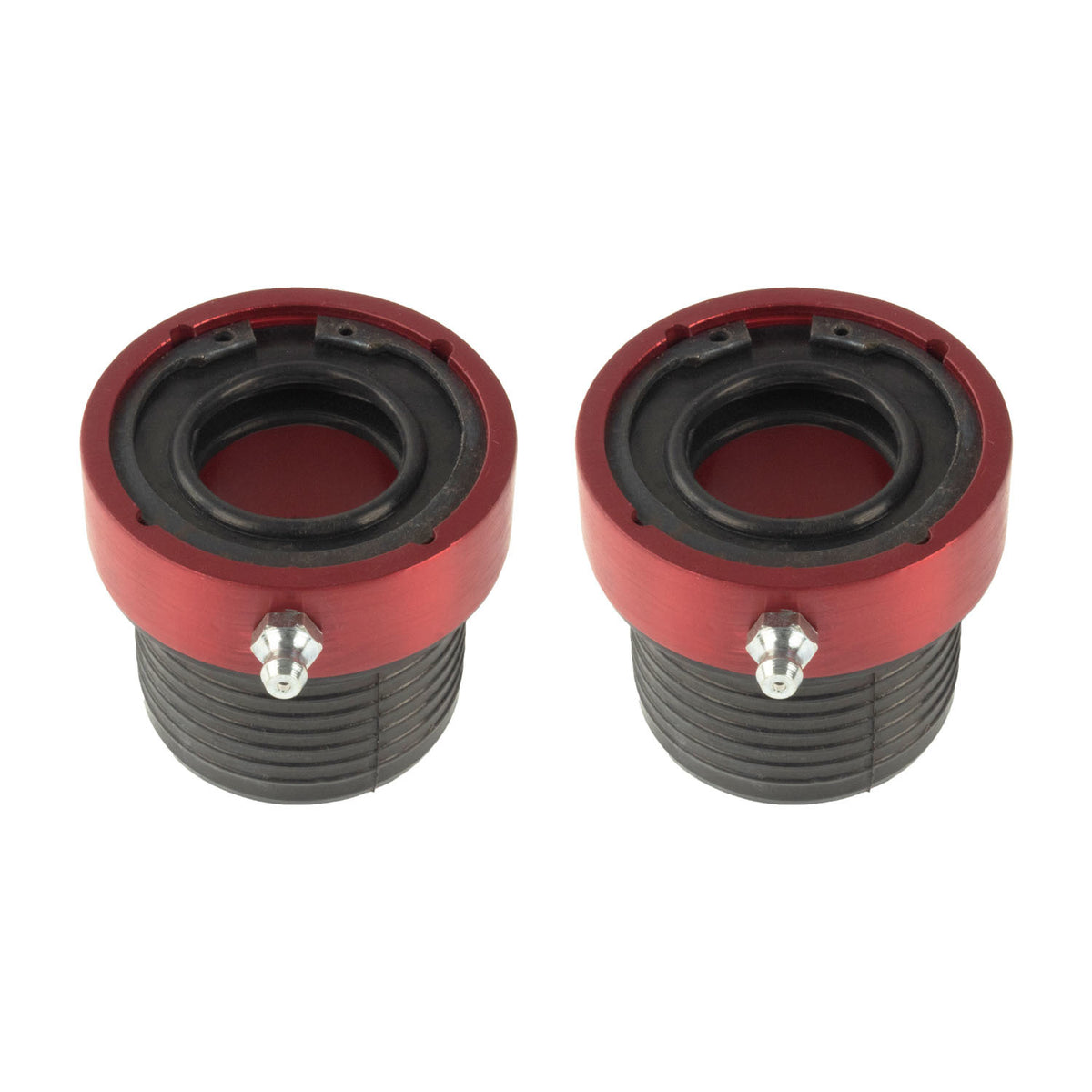 TEN Factory Outer Axle Housing Seal - Bellows - 1.438 in OD - 0.813 in ID - Red - Dana 30 / 44 (Pair)