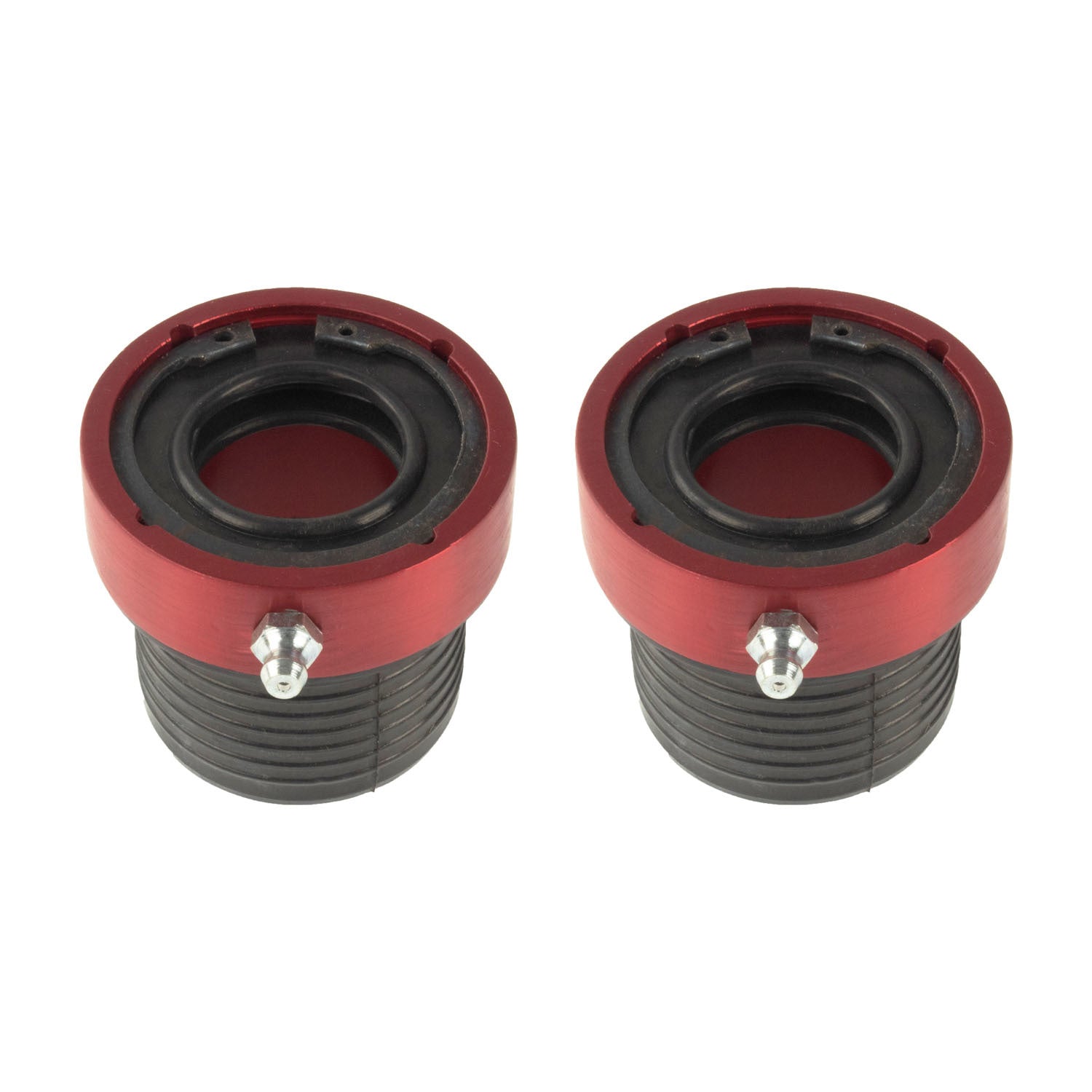 TEN Factory Outer Axle Housing Seal - Bellows - 1.438 in OD - 0.813 in ID - Red - Dana 30 / 44 (Pair)