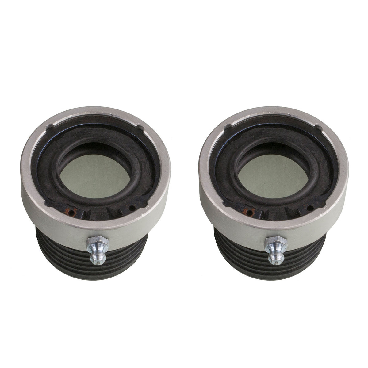 TEN Factory Outer Axle Housing Seal - Bellows - 1.438 in OD - 0.813 in ID - Silver - Dana 30 / 44 (Pair)