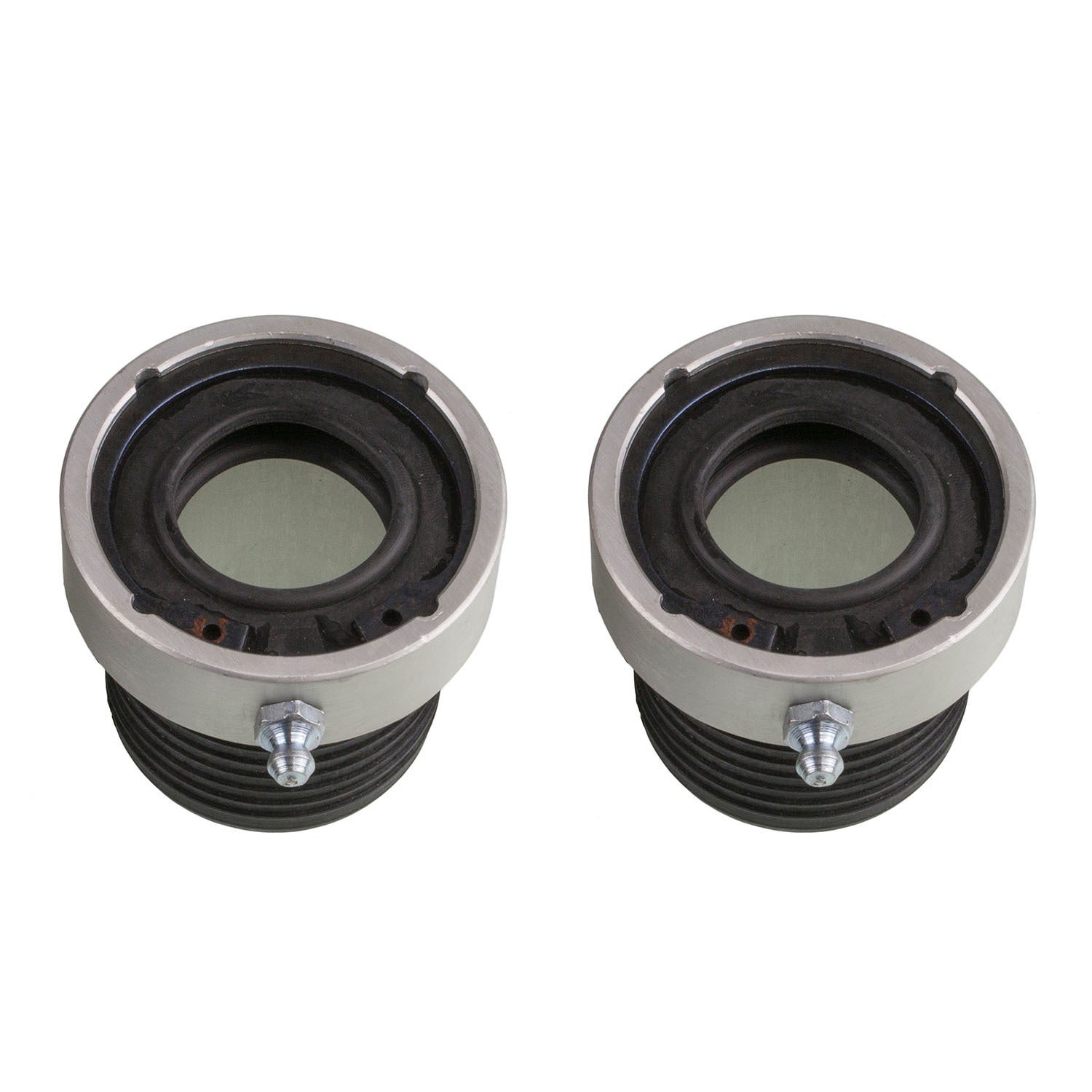 TEN Factory Outer Axle Housing Seal - Bellows - 1.438 in OD - 0.813 in ID - Silver - Dana 30 / 44 (Pair)