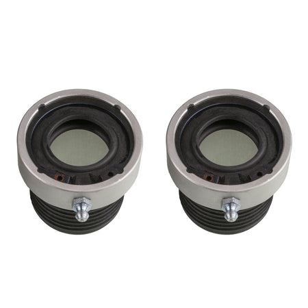 TEN Factory Outer Axle Housing Seal - Bellows - 1.438 in OD - 0.813 in ID - Silver - Dana 30 / 44 (Pair)