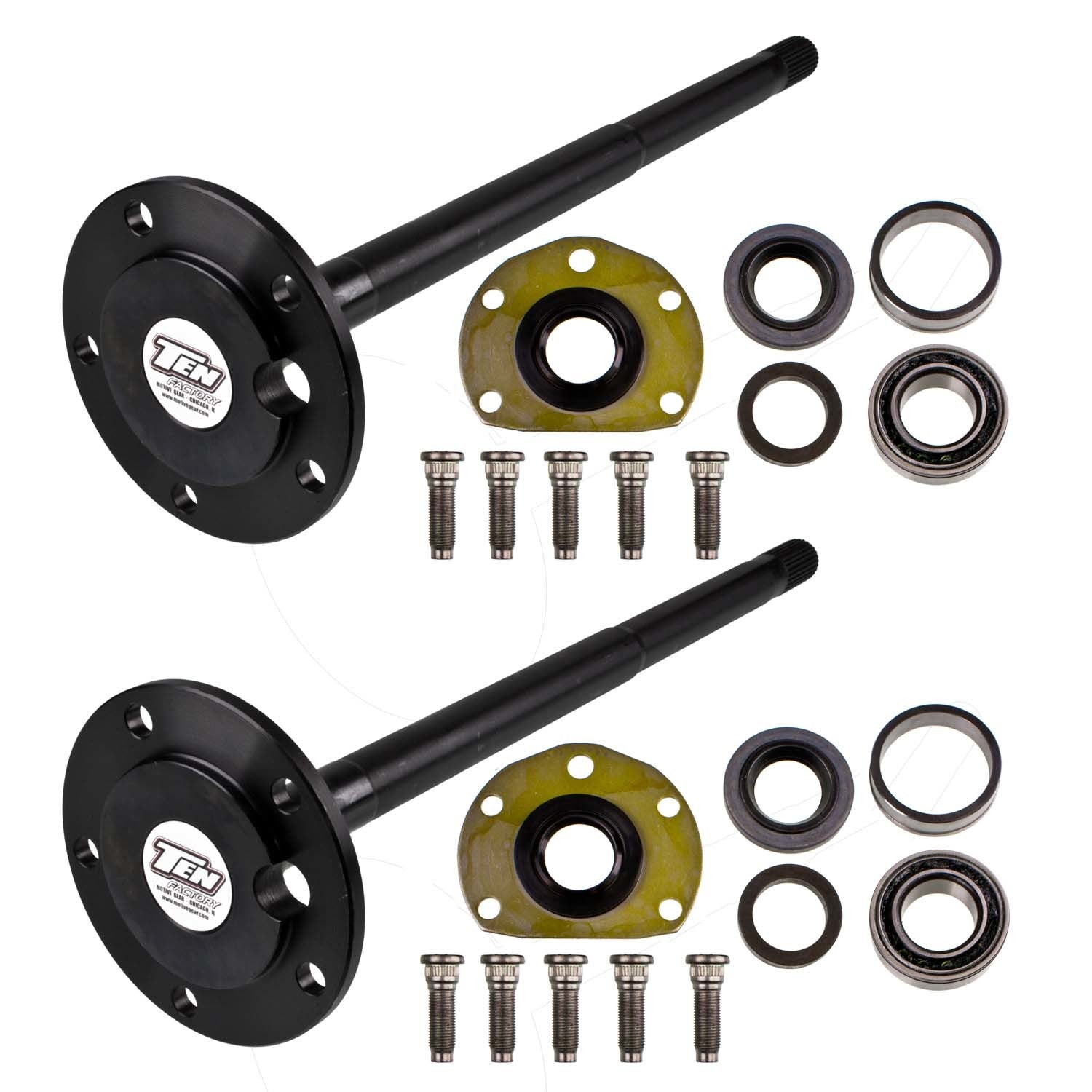 TEN Factory Performance AMC 20 Rear Axle Kit - 29 Spline - Black Oxide - Jeep CJ5 / CJ7 1976-82 MG22125