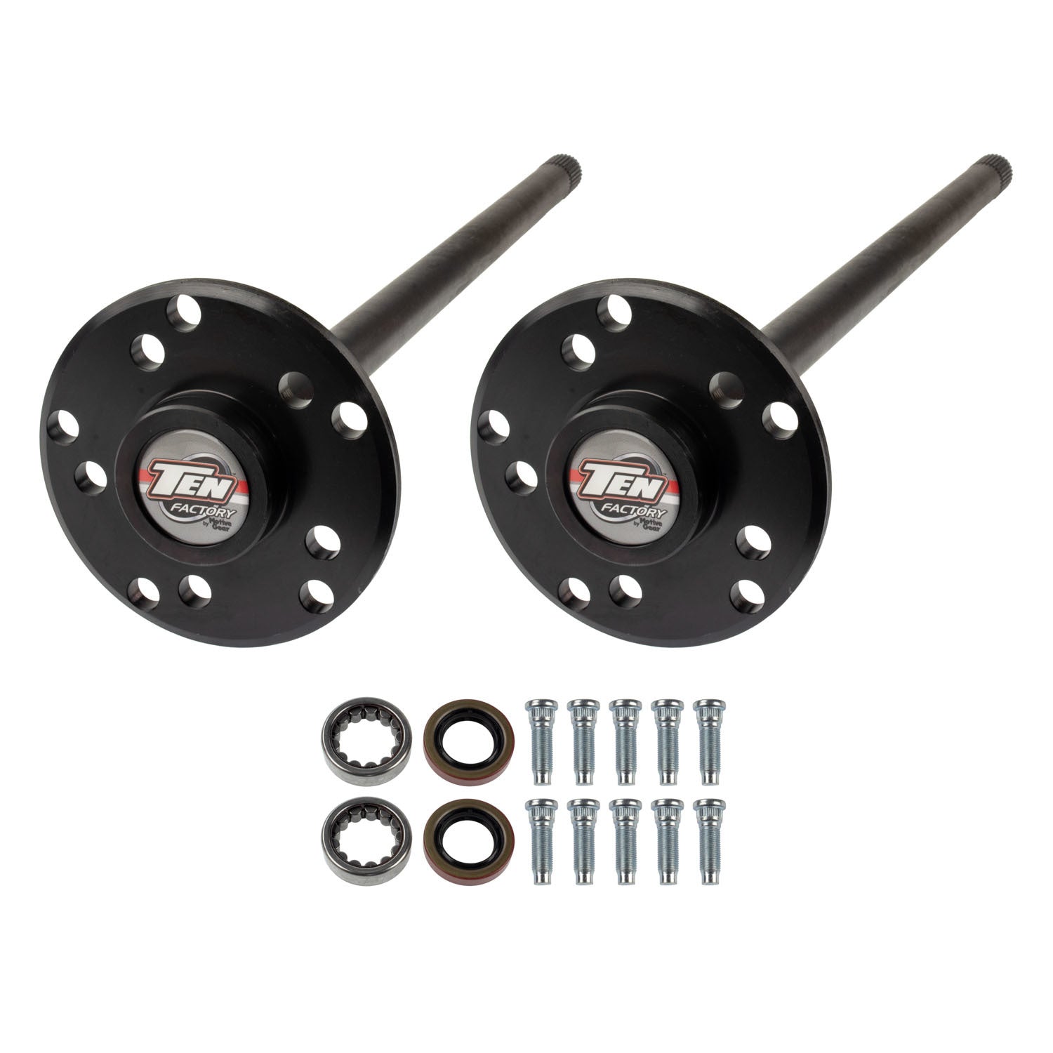 TEN Factory Performance Dana 35 Rear Axle Kit - 30 Spline - Black Oxide - Various Jeep Applications 1989-97