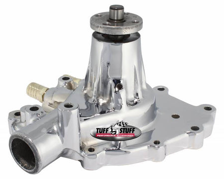 Tuff-Stuff Platinum SuperCool Aluminum Water Pump - Chrome -  Small Block Ford