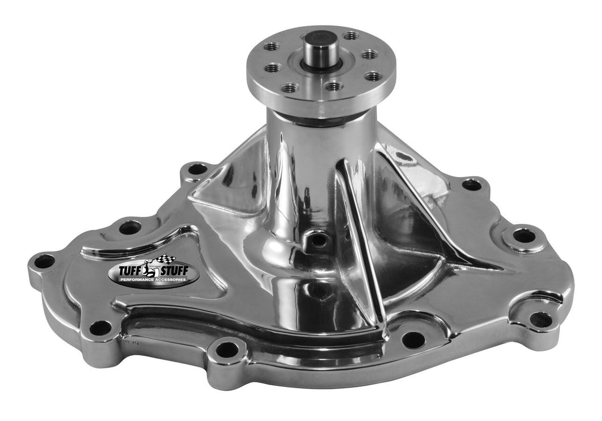TUFF-STUFF Platinum SuperCool Aluminum Water Pump - Chrome -  Pontiac V8