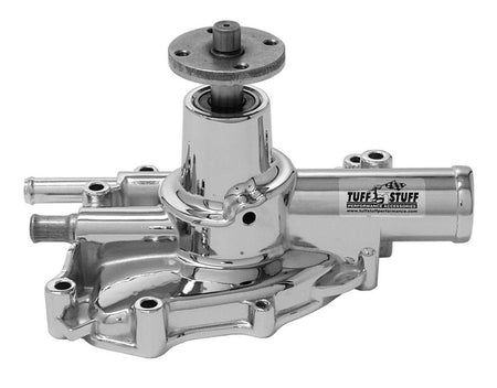 Tuff-Stuff Platinum Series Aluminum Water Pump - Chrome -  Small Block Ford