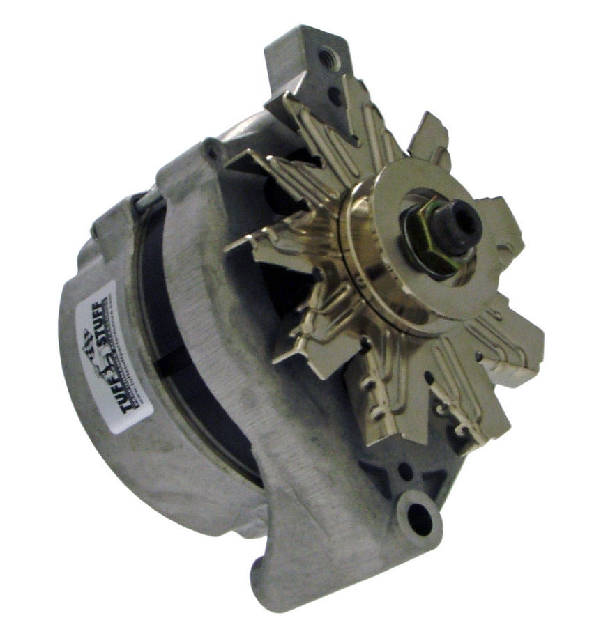 Tuff-Stuff Alternator -12V - 70 amp - External Regulator - Single V-Belt Pulley - Small Block Ford