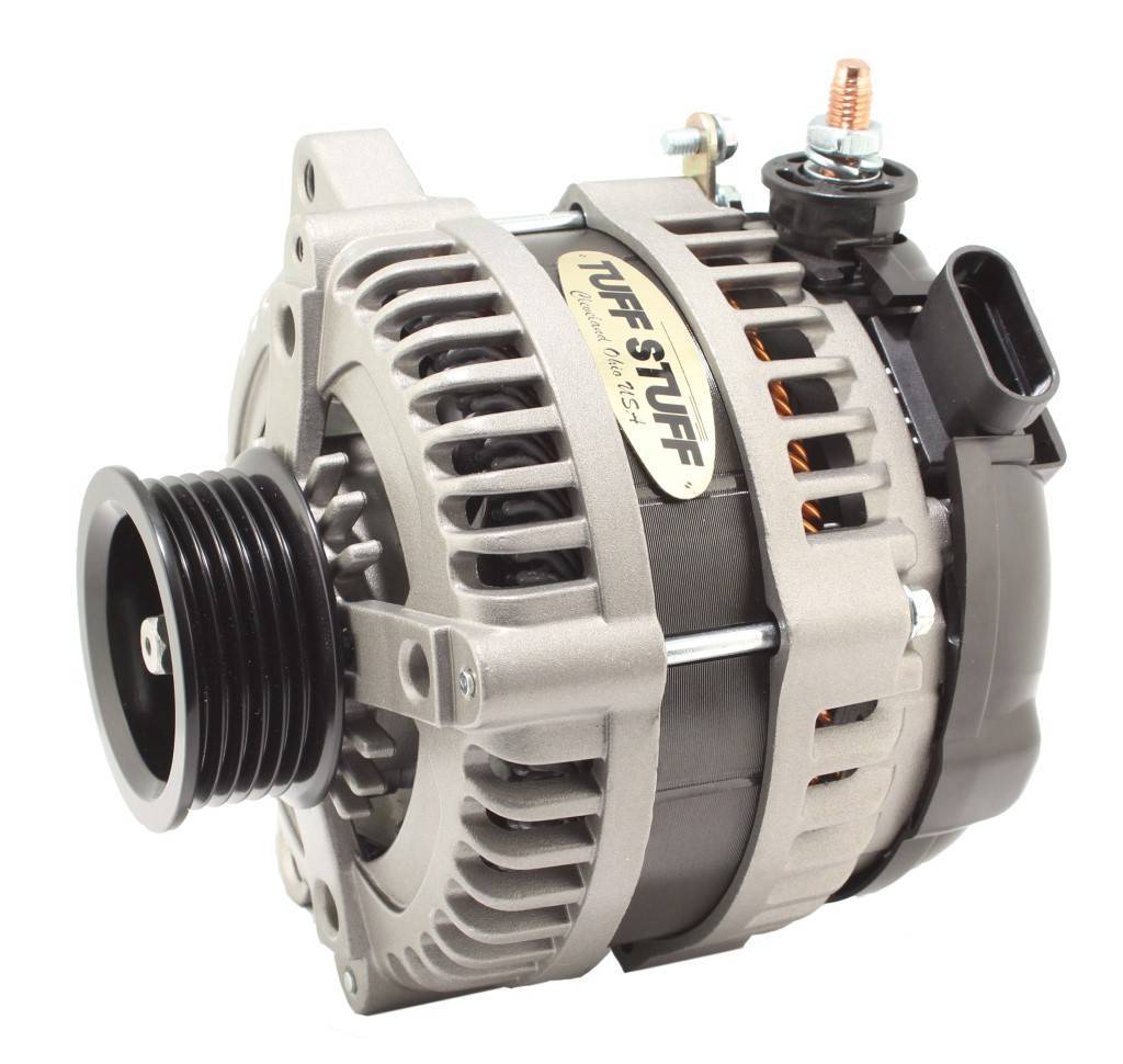 Tuff-Stuff Factory Cast PLUS OEM GM Alternator - 6-Rib Serpentine Pulley