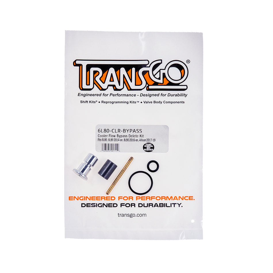 TransGo Automatic Transmission Cooler Flow Bypass Delete Kit - GM 6L80 / 6L90