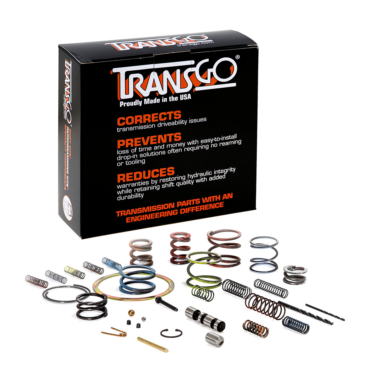 TransGo SHIFT KIT Valve Body Repair Kit - GM 4L60E
