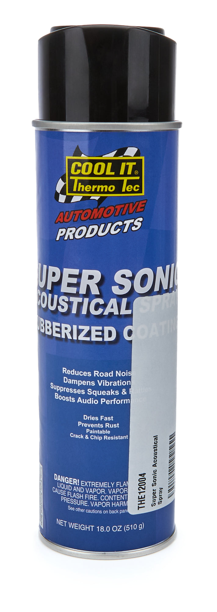 Thermo-Tec Hi-Heat Metallic Coating Acoustic Spray - Clear - 18 oz Aerosol