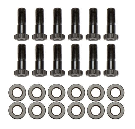 Tiger Rear Ends Ring Gear Bolt Kit - 3/8-24 in Thread - 1.125 in Long - 12 Point Head - Tiger Quick Change