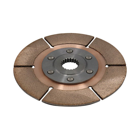 Tilton Full Circle 6-Rivet 1 in x 23 Spline Clutch Disc - 5.5 in Diameter - 1 in x 23 Spline