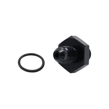 Tilton 76 Series Straight 4 AN Male to 7/16-20 in Male O-Ring Fitting - Black
