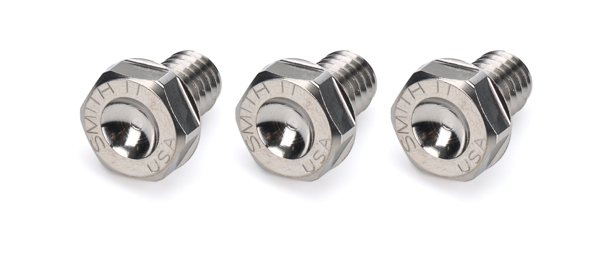 Ti22 Titanium Steering Wheel Fastener Kit - 5/16-18 in Thread - 0.5 in Long - Hex Head - Quick Disconnect (Set of 3)