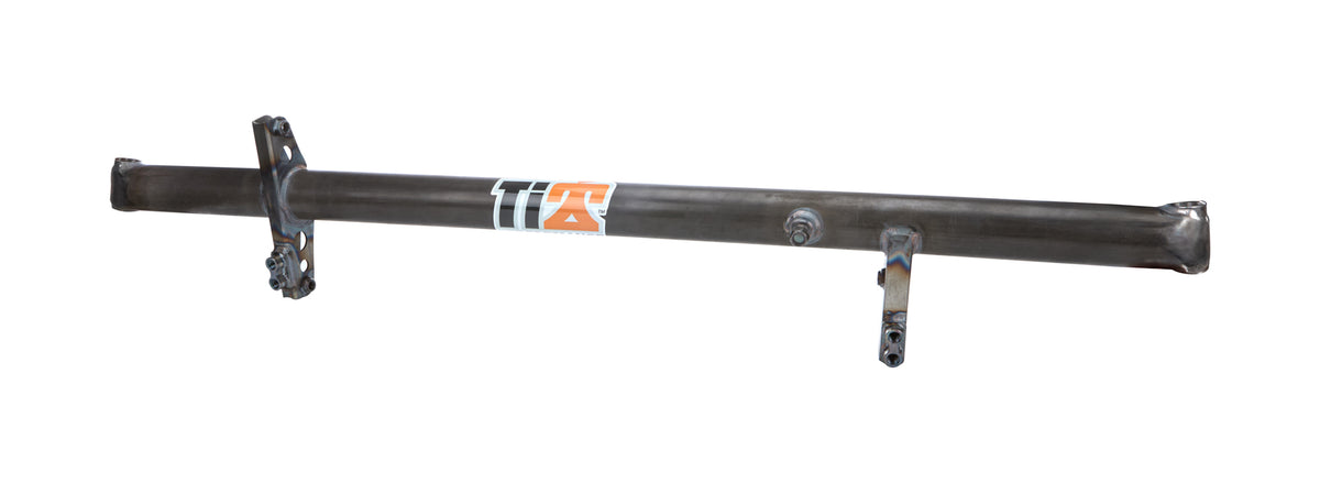 Ti22 Sprint Car Front Axle Assembly - 2.5 in OD - 50 in Wide - 9 and 12 Degree Front Spindles - Adjustable Camber