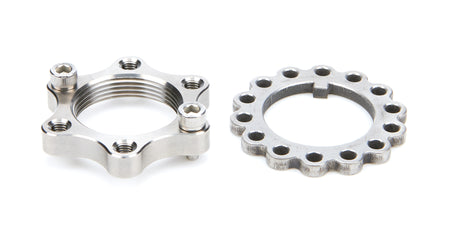 Ti22 Sprint Car Titanium Spindle Nut Kit - 10 Degree Front Spindle