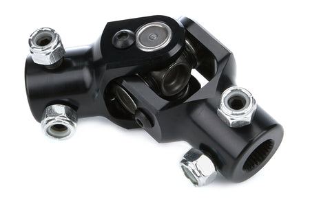 Ti22 29 Spline to 4-Bolt Flange Aluminum Micro Sprint U-Joint Assembly - Black