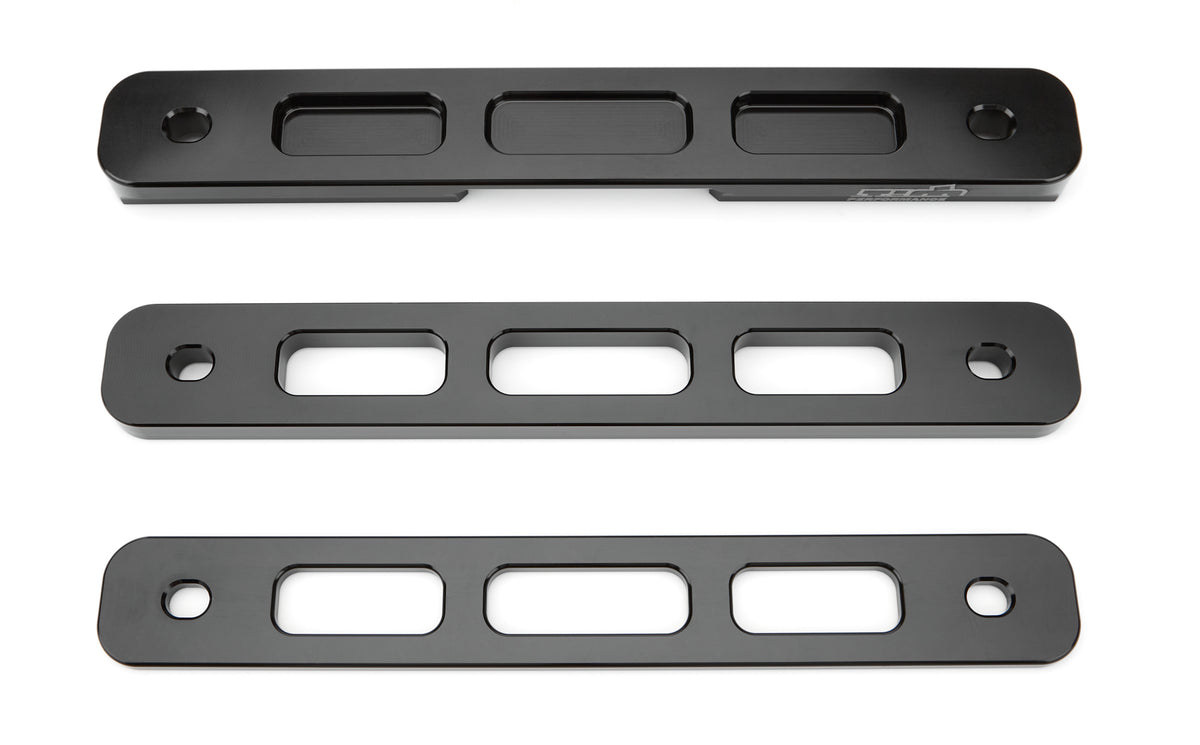 Ti22 Sprint Car Seat Spacer - 1/2 to 1-1/4 in Spacers - 1 in Bar Mount - Black