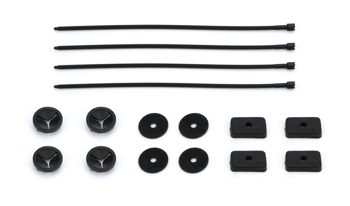 Ti22 Push Through Radiator Style Electric Fan Mount Kit - Black