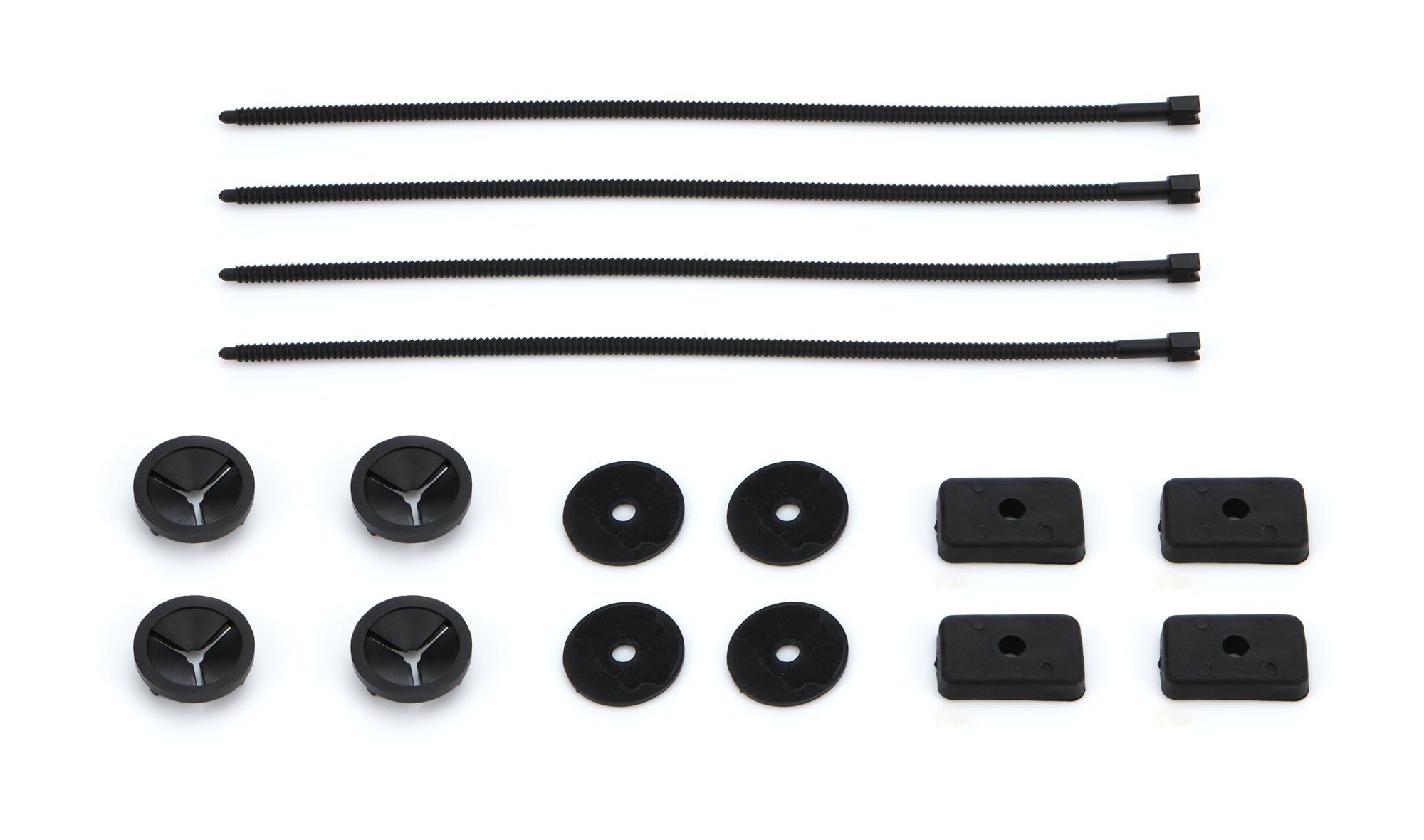 Ti22 Push Through Radiator Style Electric Fan Mount Kit - Black