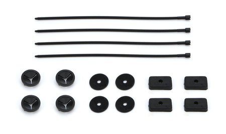 Ti22 Push Through Radiator Style Electric Fan Mount Kit - Black