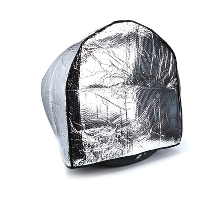 Ti22 Sprint Car Tire Cover - Right Rear - Black / Silver