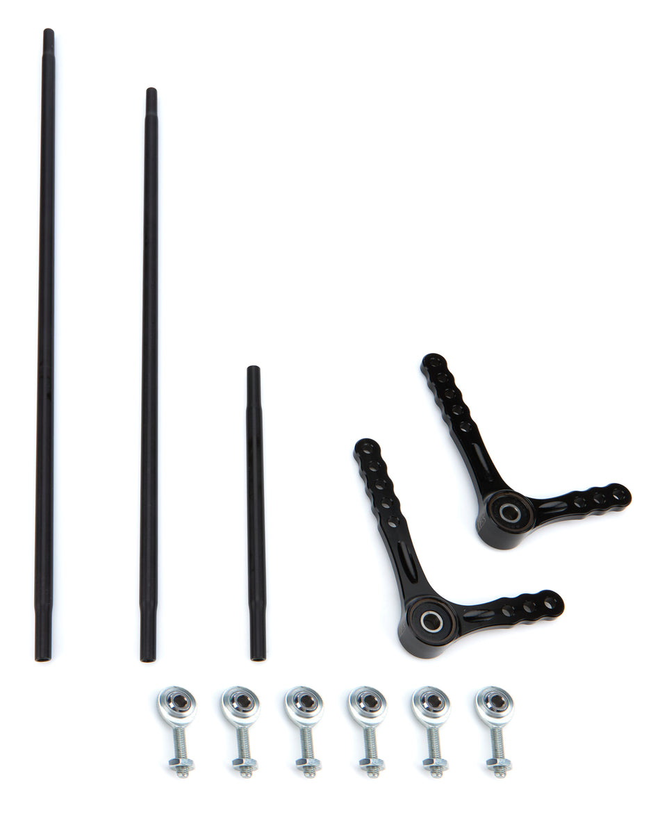 Ti22 Sprint Car Throttle Linkage Kit - Black