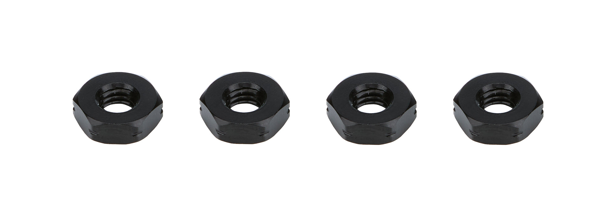 Ti22 10-32 in Left Hand Thread Jam Nut - Black (Set of 4)