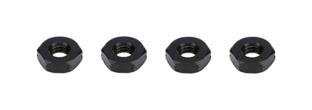 Ti22 10-32 in Left Hand Thread Jam Nut - Black (Set of 4)