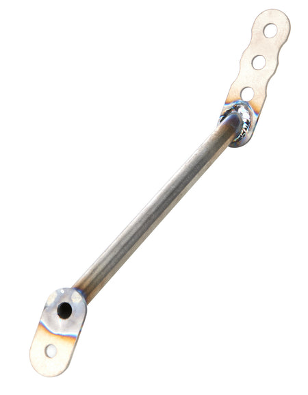 Ti22 Nose Wing Strap - Tubular - 5 to 7 in Adjustable Height - Titanium - Sprint Car