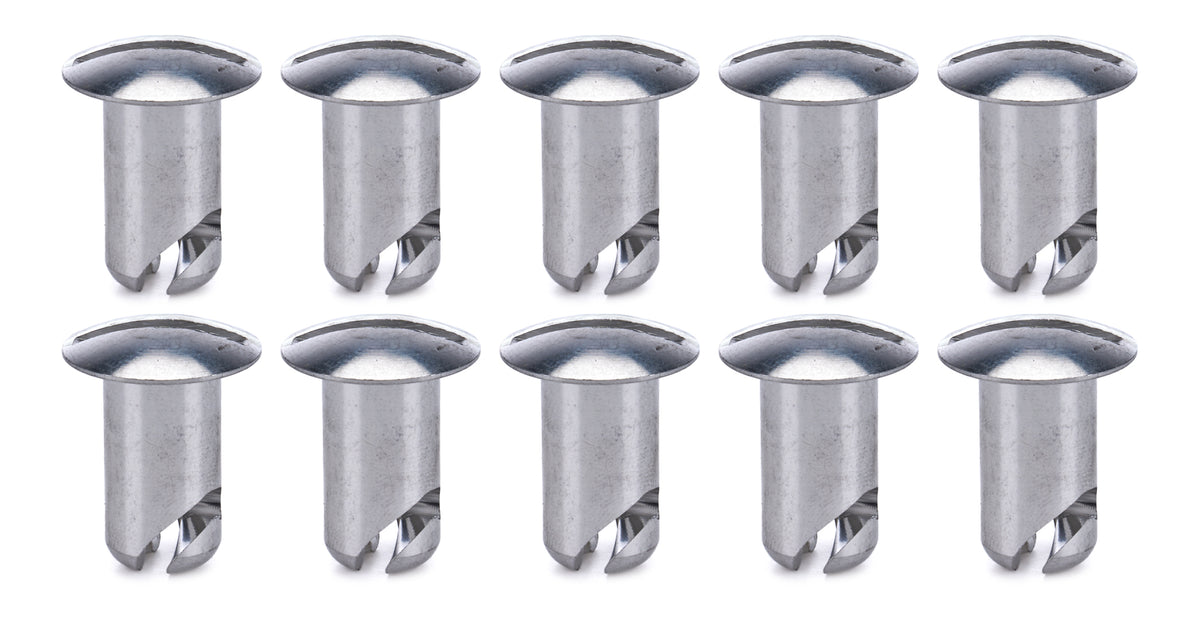 Ti22 Oval Head Aluminum Quick Turn Fastener - Slotted - 7/16 x 0.600 in Body (Set of 10)
