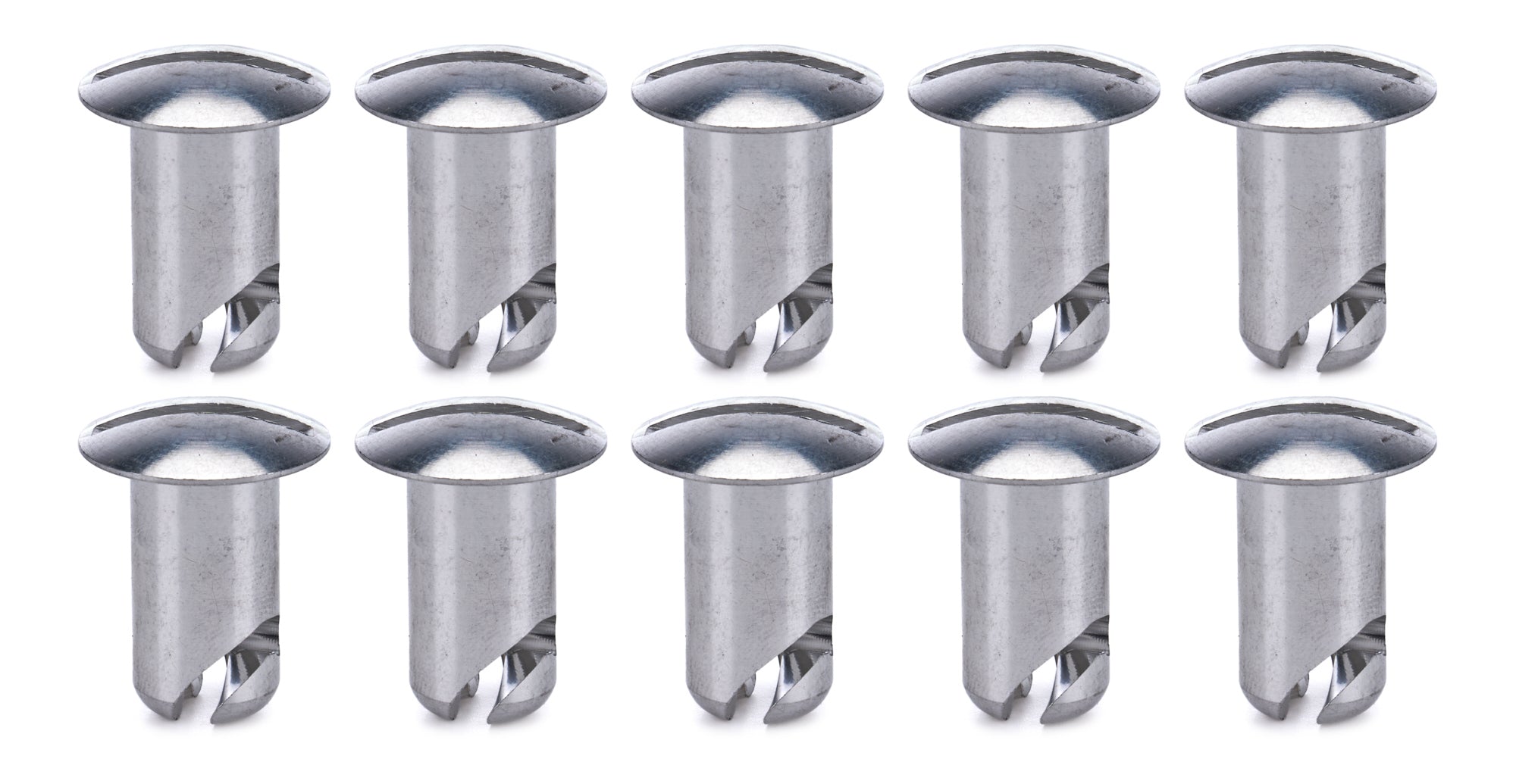Ti22 Oval Head Aluminum Quick Turn Fastener - Slotted - 7/16 x 0.600 in Body (Set of 10)