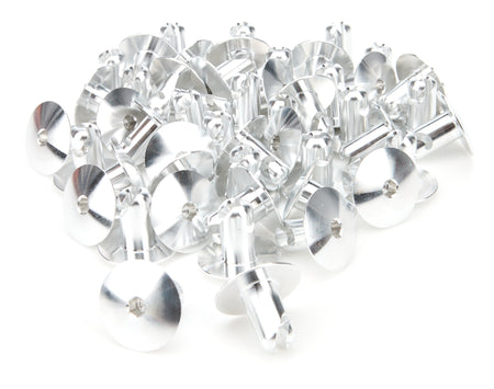 Ti22 Aluminum Allen Head Quick Turn Fastener - Oversized Oval Head - 7/16 x 0.5 in Body (Set of 50)