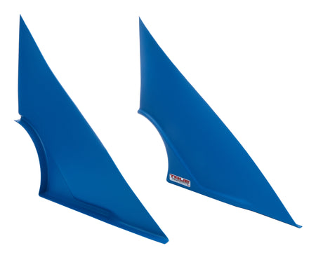 True Force Left Side / Right Side Plastic Mini Wedge Fender - Blue