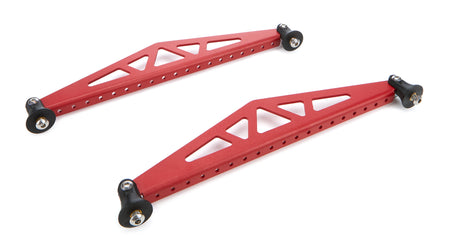 True Force Spoiler Brace - 10.5 in Long - Red (Pair)