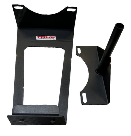 True Force Transmission Stand - Manual - Adjustable - Black - Bert / Brinn / GM 3 / 4 Speed Transmissions