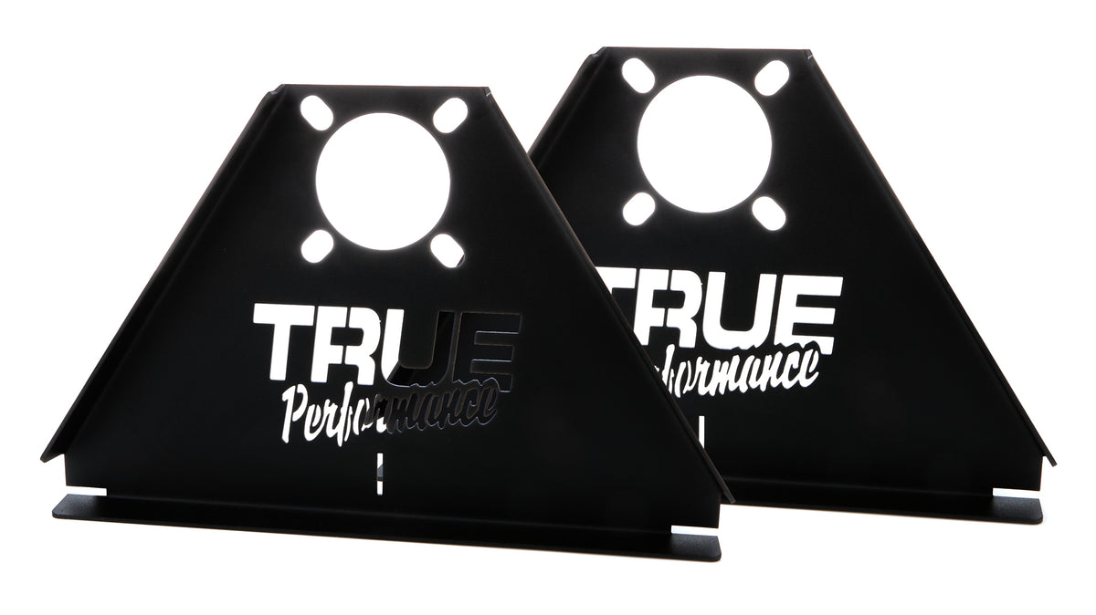 True Force Steel Toe-In Plates - Black - Mini Cup 4x4 (Pair)